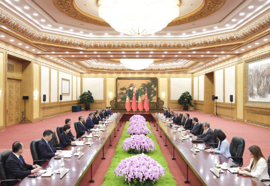 习近平会见葡萄牙总理蒙特内格罗2