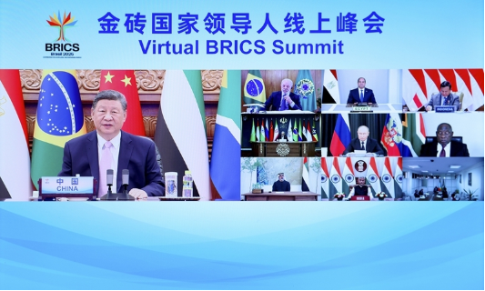 习近平出席金砖国家领导人线上峰会并发表重要讲话2