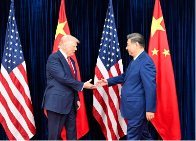 习近平同美国总统特朗普在釜山举行会晤2 习近平同美国总统特朗普在釜山举行会晤2