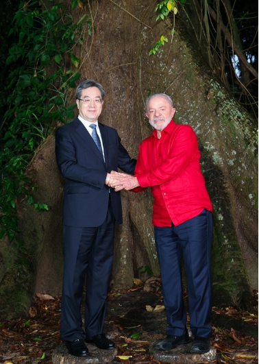 丁薛祥访问巴西