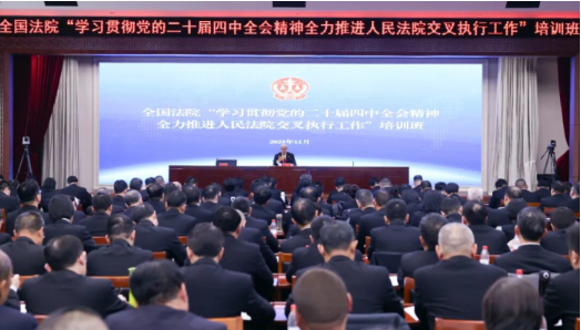 张军为全国法院“学习贯彻党的二十届四中全...