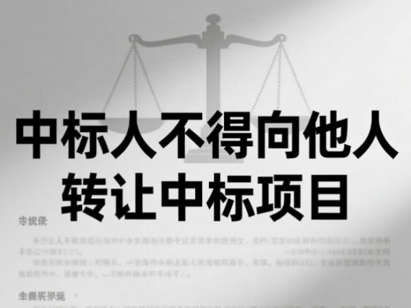 中标单位不干活？这种操作违法，还坑老百姓...