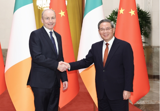 李强同爱尔兰总理马丁会谈 李强同爱尔兰总理马丁会谈